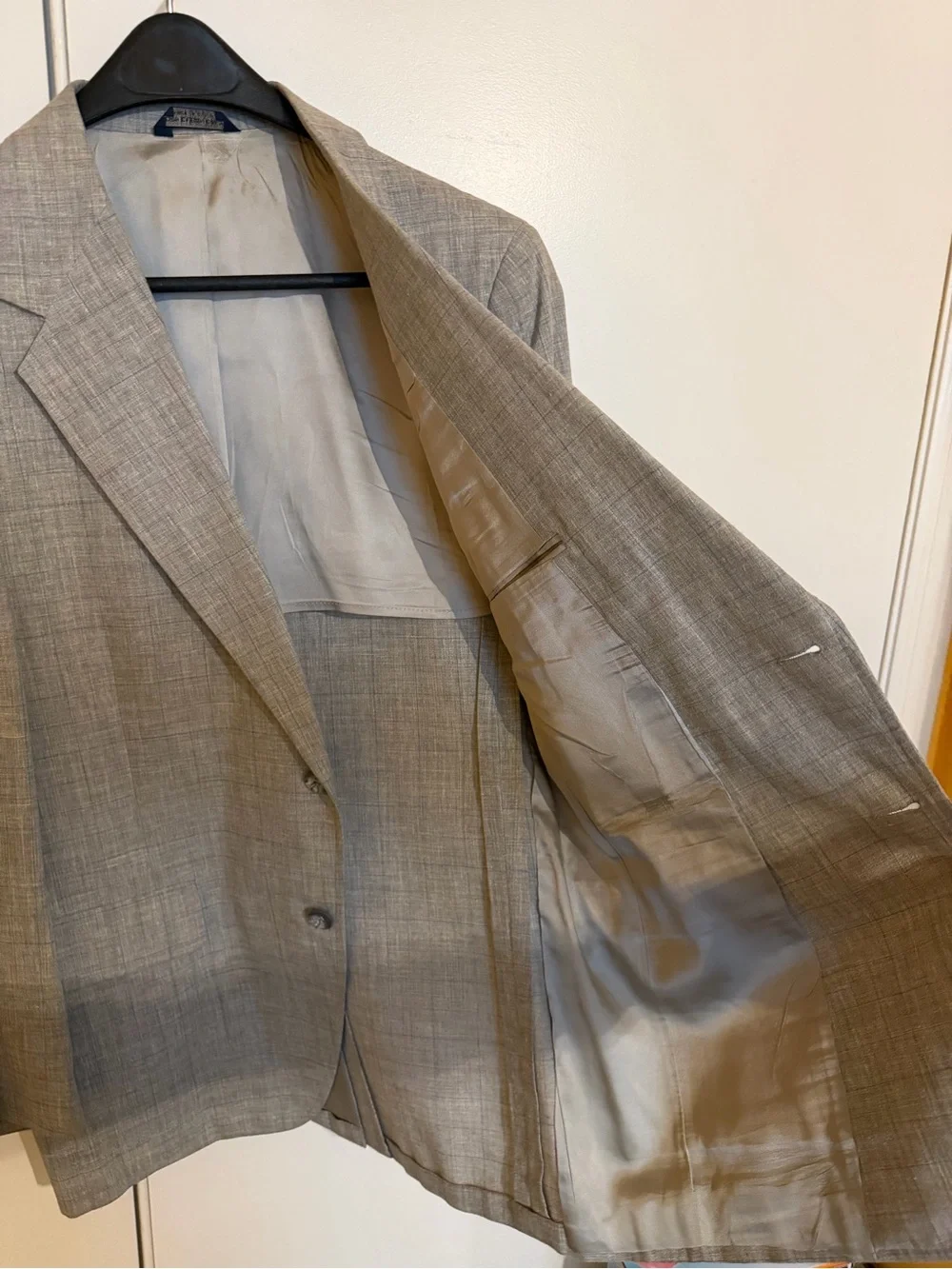 Men's Tailored Light Gray Sport Coat - Classic Single-Breasted Blazer